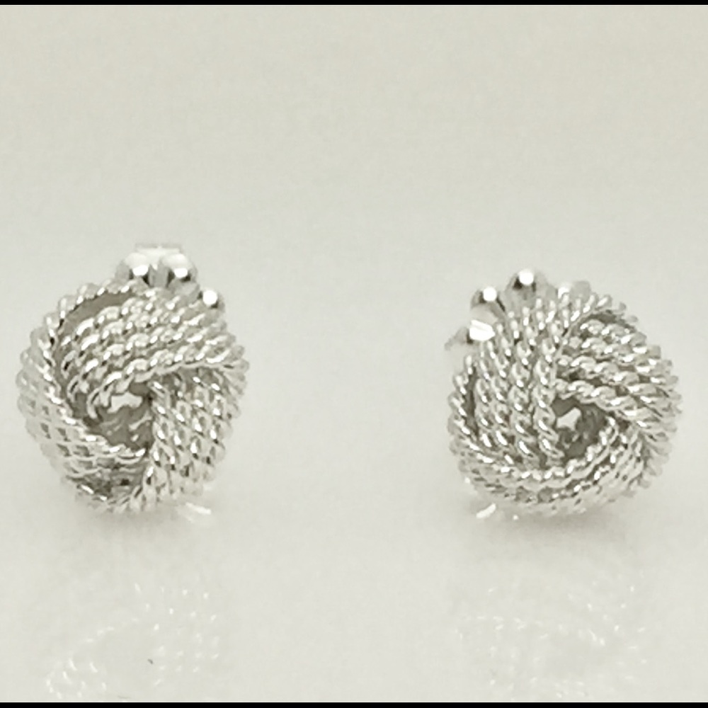 Tiffany & Co. Silver Twist Earrings